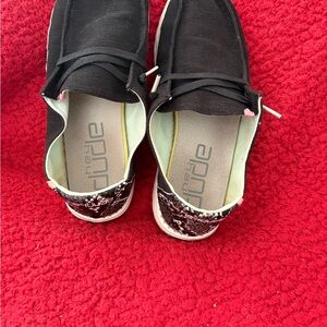 Black and White Casual Women's Shoes